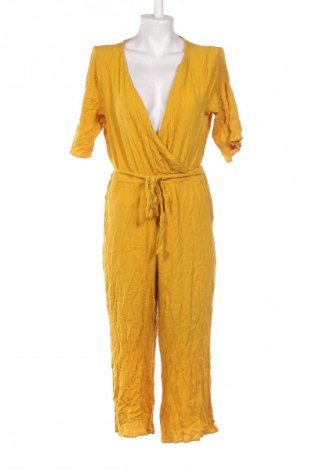 Damski długi kombinezon Amisu, Rozmiar M, Kolor Żółty, Cena 56,99 zł