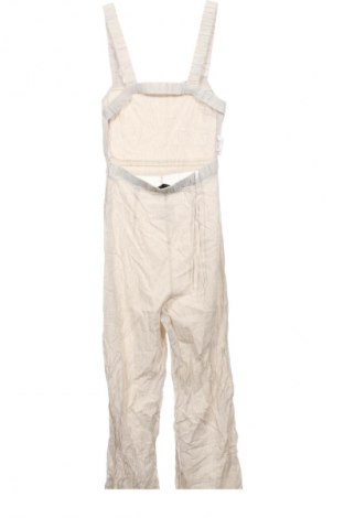 Damski długi kombinezon Bershka, Rozmiar S, Kolor Beżowy, Cena 43,99 zł