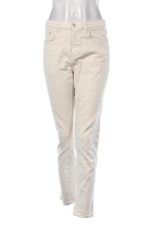 Damskie jeansy Massimo Dutti, Rozmiar L, Kolor ecru, Cena 100,07 zł