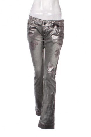 Damskie jeansy Unbranded, Rozmiar L, Kolor Szary, Cena 123,99 zł