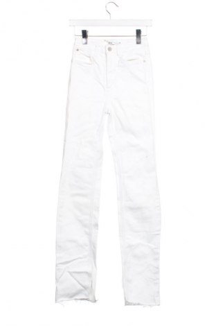 Dámske džínsy  Zara, Veľkosť XS, Farba Biela, Cena  13,80 €