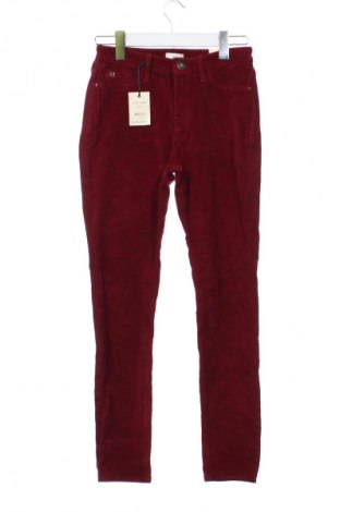 Dámské manšestráky  River Island, Velikost XS, Barva Červená, Cena  709,00 Kč