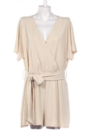 Damski krótki kombinezon H&M, Rozmiar XL, Kolor Beżowy, Cena 26,79 zł