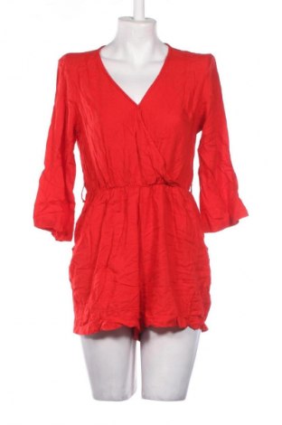 Дамски къс гащеризон NA-KD, Размер S, Цвят Червен, Цена 3,06 €