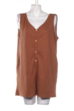 Damski krótki kombinezon SHEIN, Rozmiar XL, Kolor Brązowy, Cena 23,99 zł