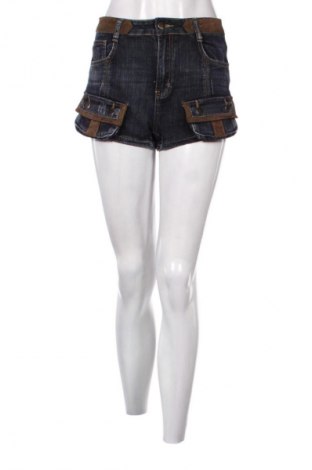 Дамски къс панталон Romwe, Размер S, Цвят Син, Цена 5,11 €