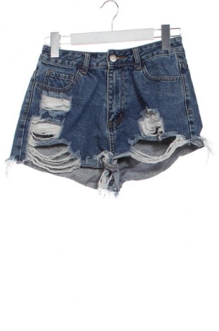 Γυναικείο κοντό παντελόνι SHEIN, Μέγεθος XS, Χρώμα Μπλέ, Τιμή 5,99 €