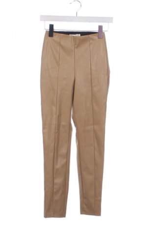 Γυναικείο κολάν Sinsay, Μέγεθος XXS, Χρώμα  Μπέζ, Τιμή 2,23 €