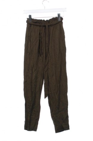 Dámské kalhoty  H&M, Velikost XS, Barva Zelená, Cena  49,00 Kč