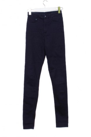 Dámské kalhoty  H&M, Velikost XXS, Barva Modrá, Cena  119,00 Kč