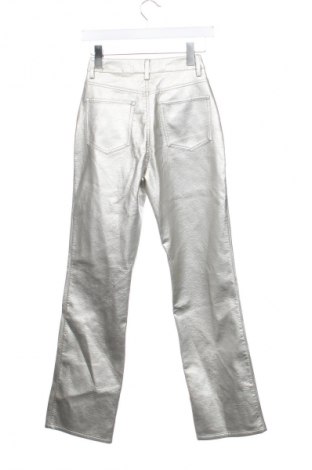Дамски панталон H&M, Размер XS, Цвят Сребрист, Цена 8,18 €