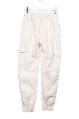Damskie spodnie Pull&Bear, Rozmiar XS, Kolor Beżowy, Cena 46,99 zł