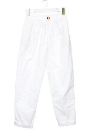 Damskie spodnie Stradivarius, Rozmiar XS, Kolor Biały, Cena 52,05 zł