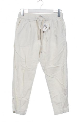 Damskie spodnie Zara, Rozmiar XS, Kolor ecru, Cena 20,99 zł