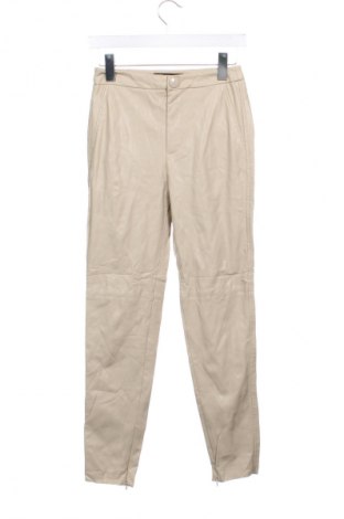 Damskie spodnie Zara, Rozmiar XS, Kolor Beżowy, Cena 18,99 zł