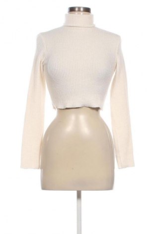 Γυναικείο πουλόβερ Bershka, Μέγεθος S, Χρώμα Λευκό, Τιμή 12,99 €