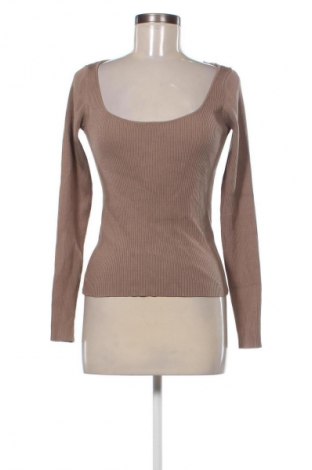 Дамски пуловер NA-KD, Размер M, Цвят Кафяв, Цена 10,73 €