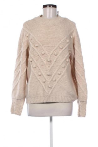 Γυναικείο πουλόβερ Pieces, Μέγεθος L, Χρώμα  Μπέζ, Τιμή 6,99 €