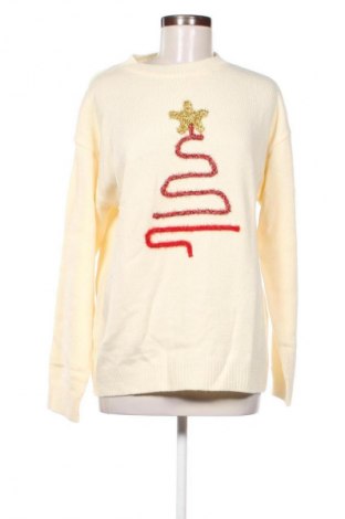 Damenpullover SHEIN, Größe M, Farbe Ecru, Preis 11,99 €