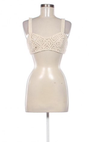 Γυναικείο τοπ Zara, Μέγεθος M, Χρώμα  Μπέζ, Τιμή 11,37 €