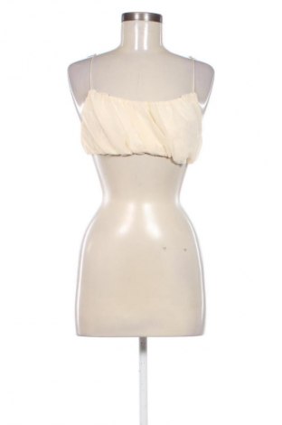 Γυναικείο τοπ Zara, Μέγεθος L, Χρώμα Εκρού, Τιμή 12,92 €