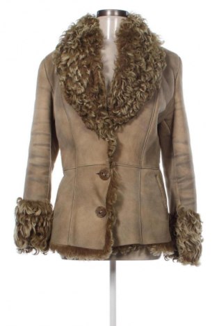Női bőrkabát Shearling, Méret M, Szín Barna, Ár 70 099 Ft