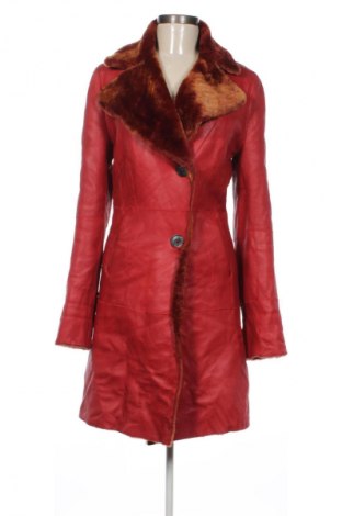 Дамско кожено палто Sylvie Schimmel, Размер M, Цвят Червен, Цена 115,04 €