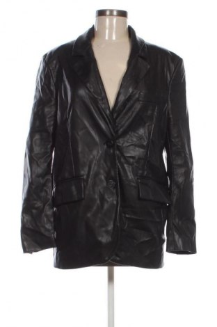 Dámská kožená bunda  Bershka, Velikost S, Barva Černá, Cena  209,00 Kč