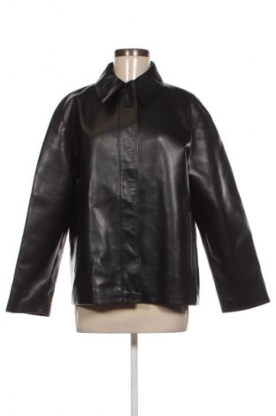 Γυναικείο δερμάτινο μπουφάν Calvin Klein, Μέγεθος M, Χρώμα Μαύρο, Τιμή 144,99 €