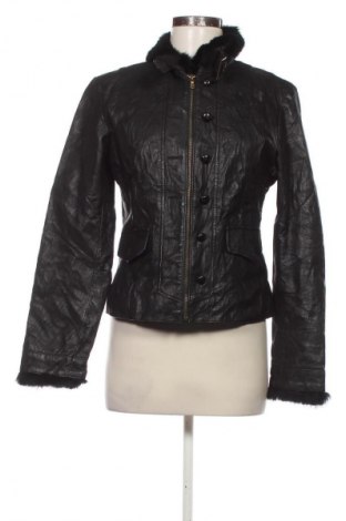 Γυναικείο δερμάτινο μπουφάν Conbipel, Μέγεθος M, Χρώμα Μαύρο, Τιμή 58,99 €