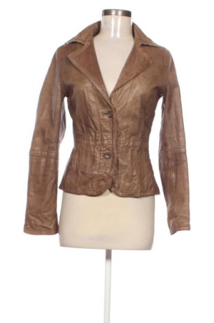 Dámská kožená bunda  Mango, Velikost M, Barva Hnědá, Cena  439,00 Kč
