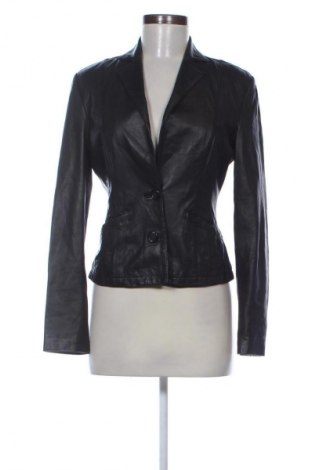 Дамско кожено яке Stefanel, Размер S, Цвят Черен, Цена 181,50 €