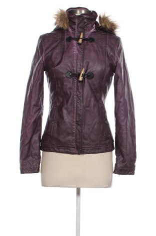 Dámská kožená bunda  Unbranded, Velikost S, Barva Fialová, Cena  443,00 Kč