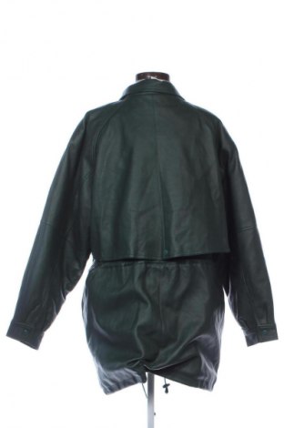Дамско кожено яке Unbranded, Размер L, Цвят Зелен, Цена 25,56 €