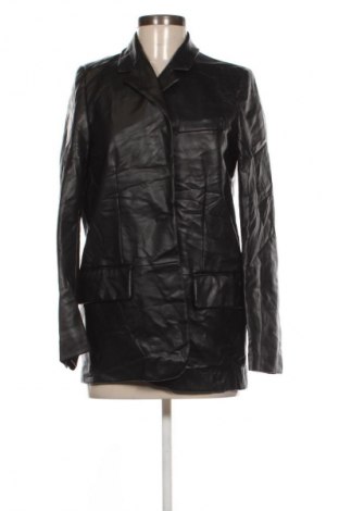 Дамско кожено яке Zara, Размер XS, Цвят Черен, Цена 9,71 €