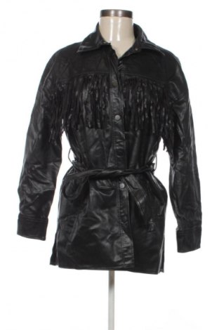 Dámská kožená bunda  Zara, Velikost XS, Barva Černá, Cena  299,00 Kč