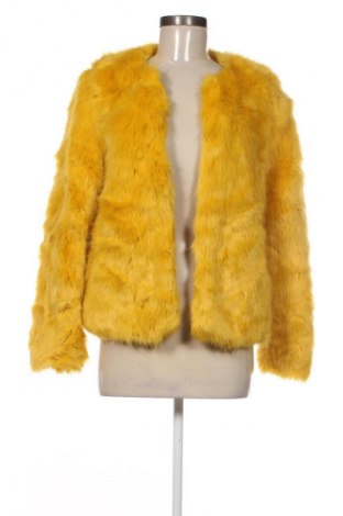 Damski płaszcz Bershka, Rozmiar S, Kolor Żółty, Cena 132,99 zł