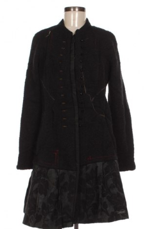Γυναικείο παλτό Desigual, Μέγεθος L, Χρώμα Μαύρο, Τιμή 59,99 €