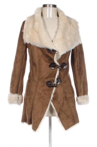 Γυναικείο παλτό F&F, Μέγεθος XS, Χρώμα Καφέ, Τιμή 35,18 €