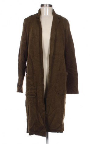 Damski płaszcz Pull&Bear, Rozmiar L, Kolor Zielony, Cena 30,99 zł