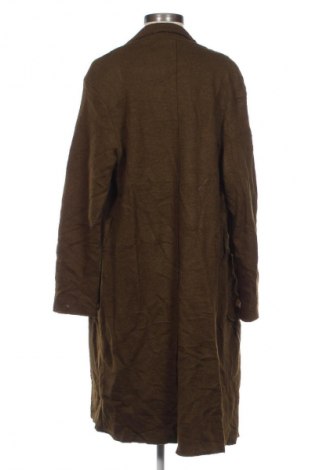Damski płaszcz Pull&Bear, Rozmiar L, Kolor Zielony, Cena 30,99 zł
