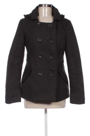 Damski płaszcz Q/S by S.Oliver, Rozmiar S, Kolor Szary, Cena 77,99 zł