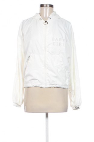 Γυναικείο μπουφάν Bershka, Μέγεθος S, Χρώμα Λευκό, Τιμή 5,16 €
