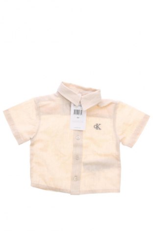 Kinderhemd Calvin Klein Jeans, Größe 2-3m/ 56-62 cm, Farbe Beige, Preis € 58,99, #134646094