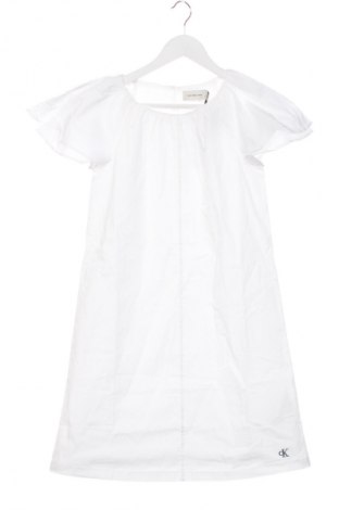Kinderkleid Calvin Klein Jeans, Größe 13-14y/ 164-168 cm, Farbe Weiß, Preis € 94,99