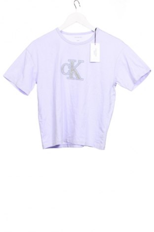 Παιδικό μπλουζάκι Calvin Klein Jeans, Μέγεθος 15-18y/ 170-176 εκ., Χρώμα Βιολετί, Τιμή 36,99 €