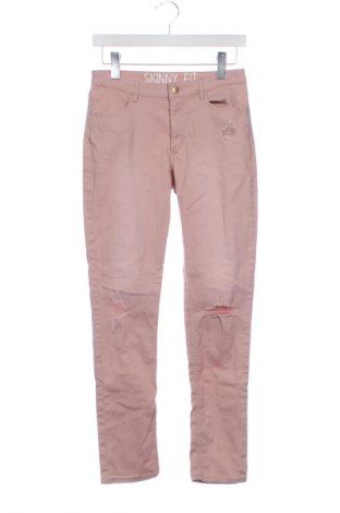 Dětské džíny  H&M, Velikost 14-15y/ 168-170 cm, Barva Popelavě růžová, Cena  69,00 Kč