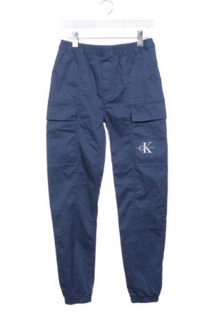 Gyerek nadrág Calvin Klein Jeans, Méret 14-15y / 168-170 cm, Szín Kék, Ár 12 819 Ft