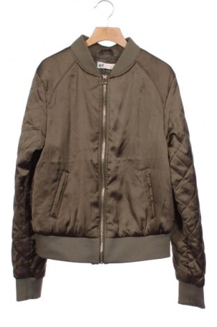 Kinderjacke H&M, Größe 14-15y/ 168-170 cm, Farbe Grün, Preis 3,99 €