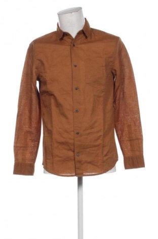 Ανδρικό πουκάμισο Calvin Klein, Μέγεθος S, Χρώμα Καφέ, Τιμή 36,99 €